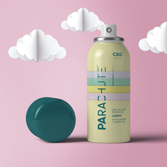 Parachute lemon and juniper aerosol can