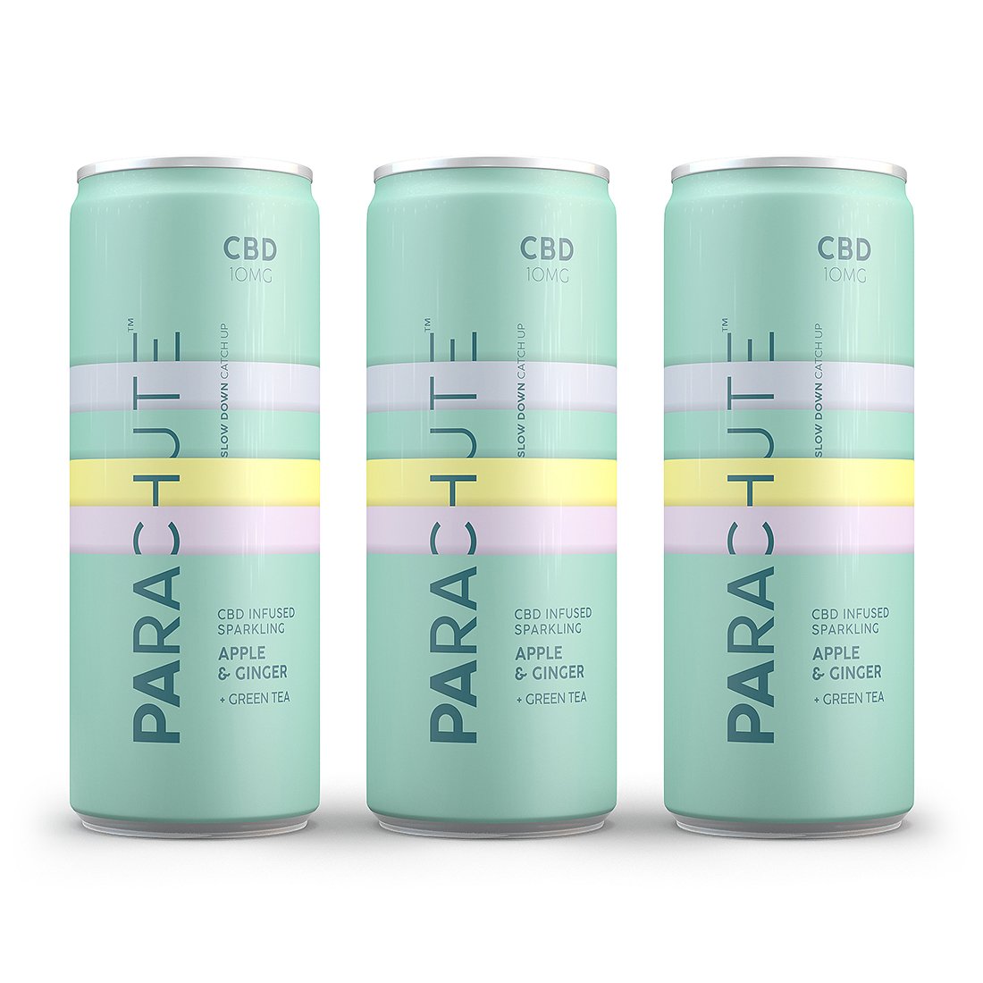 Parachute Apple & Ginger CBD Infused Drink 250ml Can