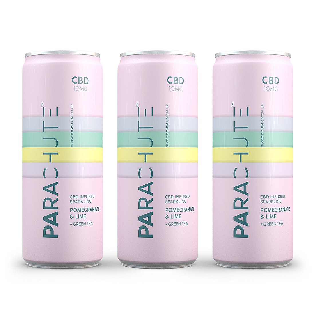 Parachute Pomegranate & Lime CBD Infused Drink 250ml can